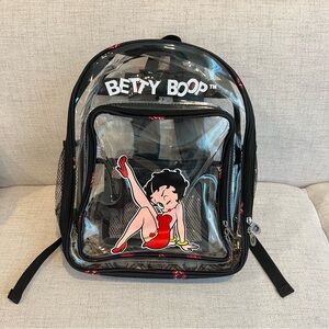 Betty Boop Clear Backpack